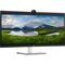 Dell P3424WEB Curved Video Conferencing  34-inch WQHD IPS Monitor with 2K QHD webcam,  HDMI, DP, USB, USB Type-C and Ethernet